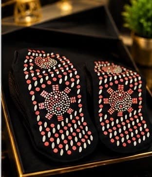 Quantum Tourmaline Self-Heating Acupressure Socks